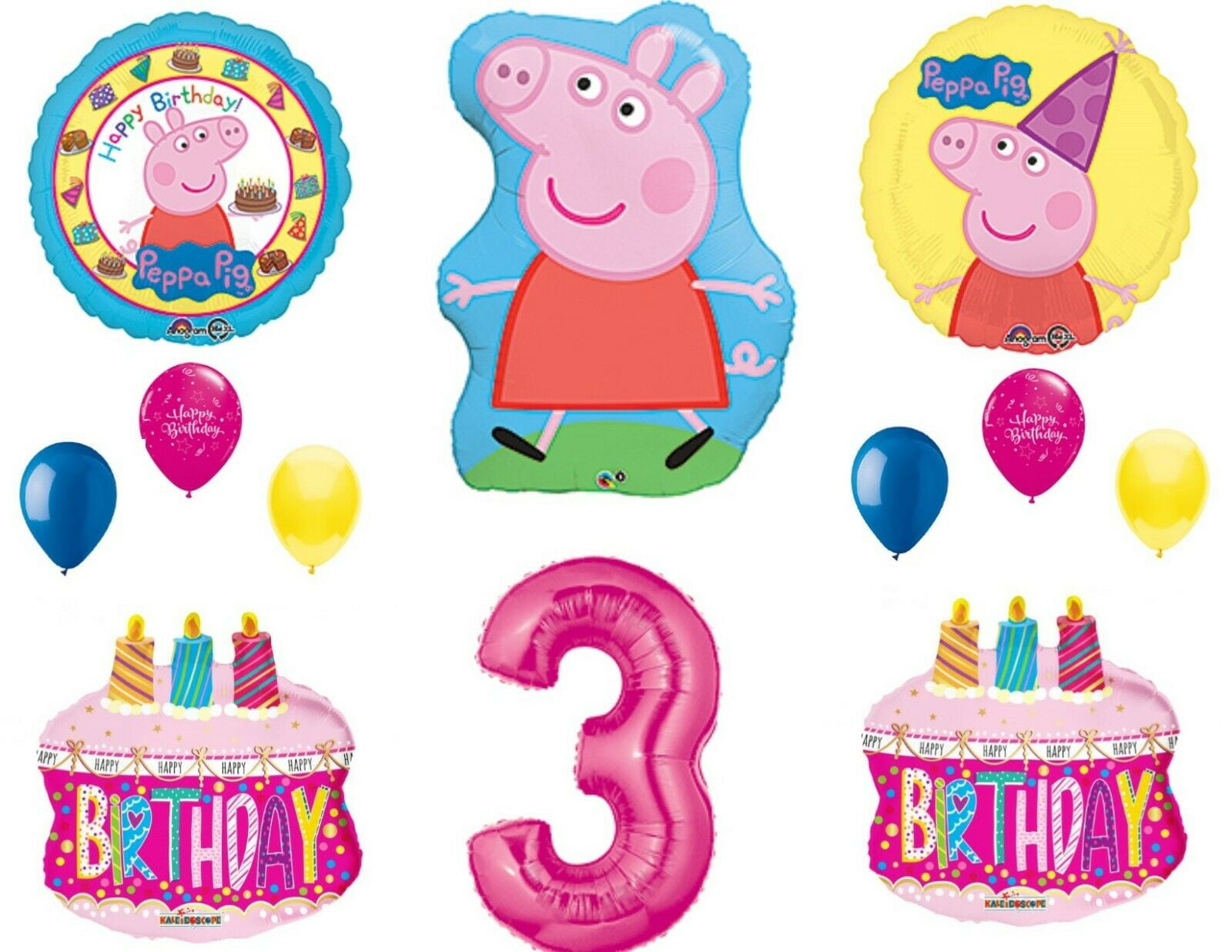 Peppa Pig Cardboard Cutout, 3ft  Peppa pig decorations, Peppa pig birthday  party, Peppa pig birthday decorations
