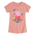 thumbnail image 1 of Peppa Pig - Bike Butterflies - Girls Toddler And Youth Fitted Short Sleeve Tee, 1 of 5