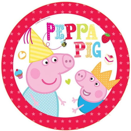 Peppa Pig 'Birthday Fun' Small Paper Plates (8ct)
