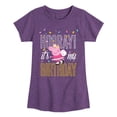 thumbnail image 1 of Peppa Pig - Birthday - Girls Toddler And Youth Fitted Short Sleeve Tee, 1 of 5