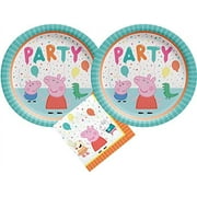 Peppa Pig Birthday Party Supplies Bundle Peppa Pig Plates Peppa Pig Napkins