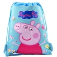 thumbnail image 1 of Peppa Pig Blue Drawstring Bag, 1 of 2