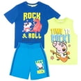thumbnail image 1 of Peppa Pig Boys 3 Piece Short Set Peppa Pig Short Sleeve Shirt Tank Top Shirt and Shorts 3 Pack Bundle Set for Kids and Toddlers (Size 3T-8), 1 of 12