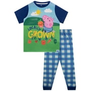 Peppa Pig Boys George Pig Short Sleeve Pajamas Sizes 2T-8