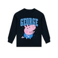 thumbnail image 1 of Peppa Pig Boys George Pig Sweatshirt Blue Sizes 4-8, 1 of 4