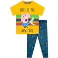 thumbnail image 1 of Peppa Pig Boys Nice Is The New Cool Short Sleeve Pajamas Sizes 2T-8, 1 of 3