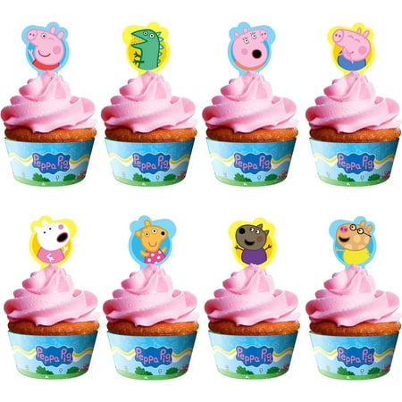 Peppa Pig Cupcake Toppers & Peppa Pig Cupcake Wrappers