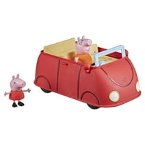 Peppa Pig, Car Vehicle, Includes 2 Figures, Red, Baby and Toddler Toy