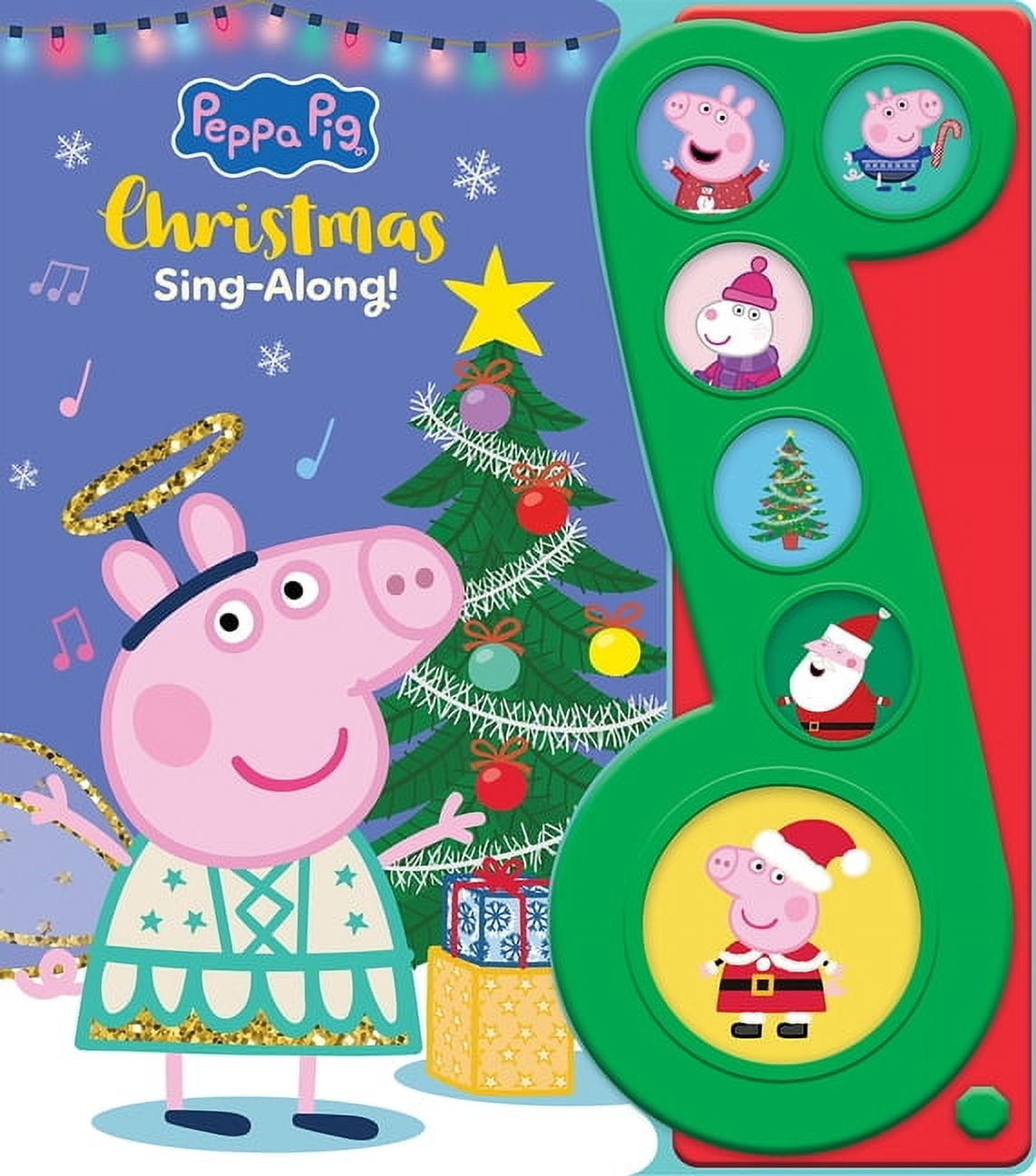 Peppa Pig: Christmas Sing-Along! Sound Book, (Paperback) - Walmart.com
