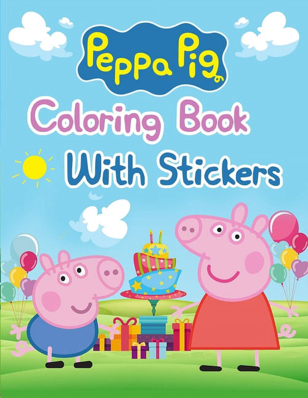 Pig Coloring Book: Pig Toy Gifts for Toddlers, Kids Ages 4-8, Girls 4-8,  8-12 or Adult Relaxation - Cute Easy and Relaxing Realistic Larg  (Paperback)