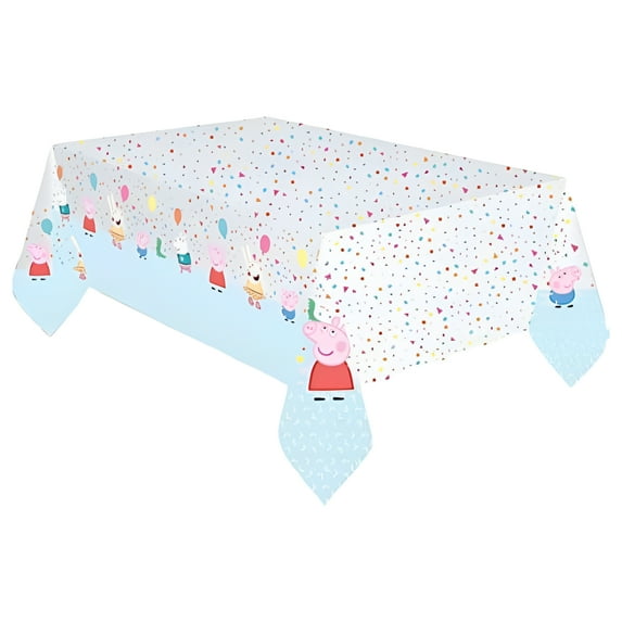 Peppa Pig 'Confetti Party' Plastic Tablecover (1ct)