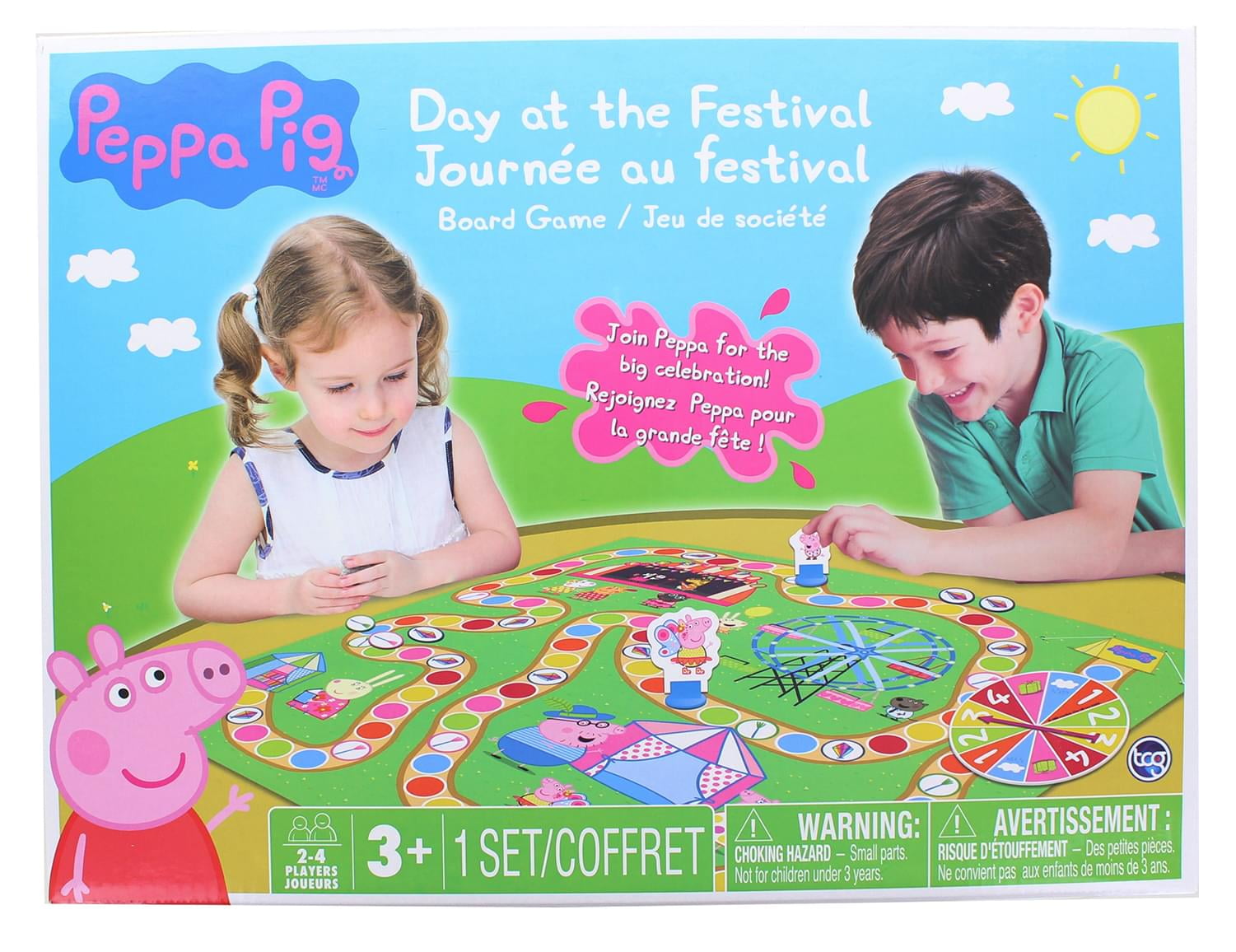 Peppa Pig Day At The Festival Board Game For 24 Players