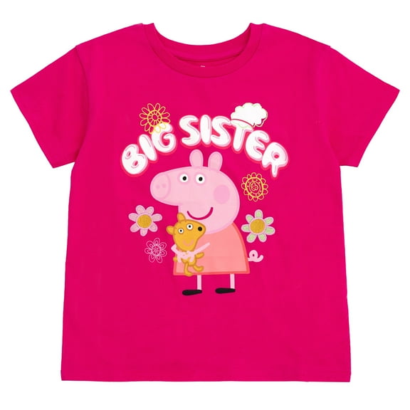 Peppa Pig Drop Shoulder T-Shirt Toddler to Big Kid