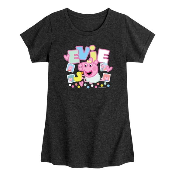 Peppa Pig - Evie Photos - Toddler Girls Short Sleeve T-Shirt