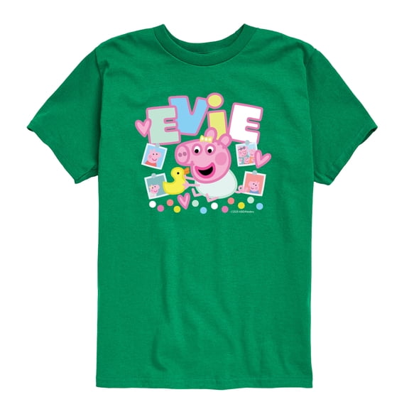 Peppa Pig - Evie Photos - Toddler Short Sleeve Graphic T-Shirt