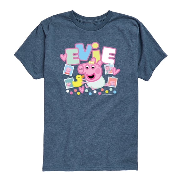 Peppa Pig - Evie Photos - Toddler Short Sleeve Graphic T-Shirt