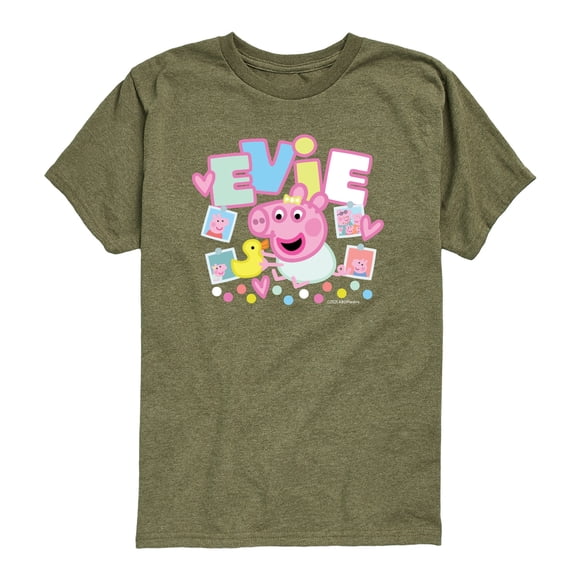 Peppa Pig - Evie Photos - Toddler Short Sleeve Graphic T-Shirt