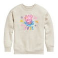thumbnail image 1 of Peppa Pig - Evie Scribbles - Toddler Crew Fleece Sweatshirt, 1 of 3