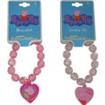 thumbnail image 1 of Peppa Pig Faceted Beaded Bracelet with Plastic Charm 2 Asstd., 1 of 1
