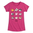 thumbnail image 1 of Peppa Pig - Friends Grid - Girls Toddler And Youth Fitted Short Sleeve Tee, 1 of 5