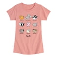 thumbnail image 1 of Peppa Pig - Friends Grid - Girls Toddler And Youth Fitted Short Sleeve Tee, 1 of 5