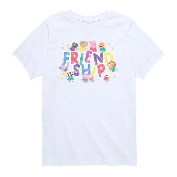Peppa Pig - Friendship - Toddler Boys Short Sleeve Graphic T-Shirt