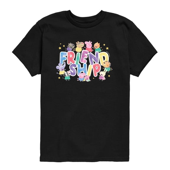 Peppa Pig - Friendship - Toddler Boys Short Sleeve Graphic T-Shirt