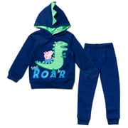 PEPPA PIG George Fleece Pullover Hoodie and Jogger Pants Outfit Set Toddler to Big Kid