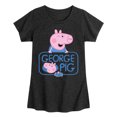 thumbnail image 1 of Peppa Pig - George Pig - Girls Toddler And Youth Fitted Short Sleeve Tee, 1 of 5