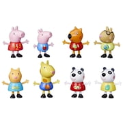 Peppa Pig, George Pig, Peggi Panda, Pandora Panda, Gerald Giraffe, Candy Cat, Freddy Fox, Pedro Pony Mini Figure 8-Pack