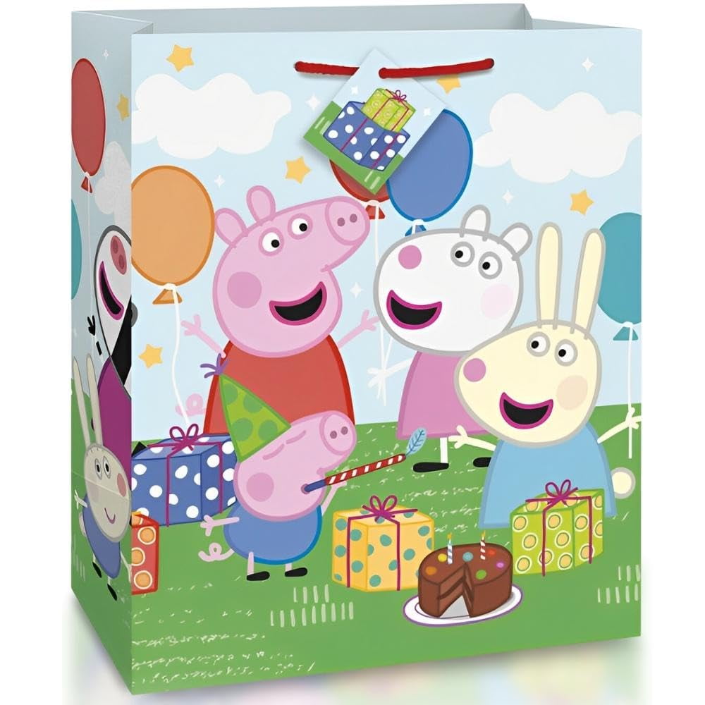 Peppa Pig Party Sticker Set - 16 Sheets With 300+ Stickers & Bonus Door Hanger