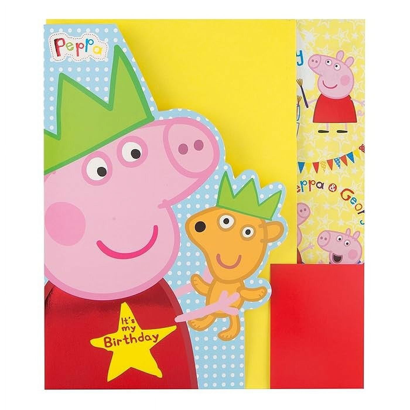 Peppa Pig Gift Wrap Sheets Set - Walmart.com