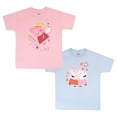 thumbnail image 1 of Peppa Pig Girls 2 Pack T-Shirt For Women (Size XS-XL), 1 of 9
