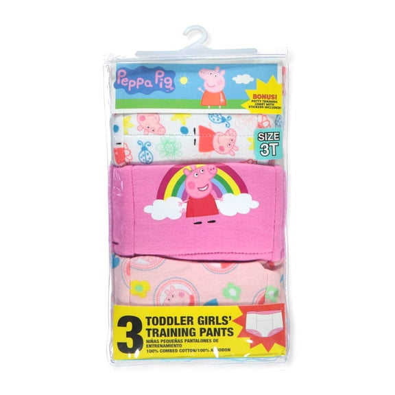 Peppa Pig Toddler Girls' 3pk Training Pant
