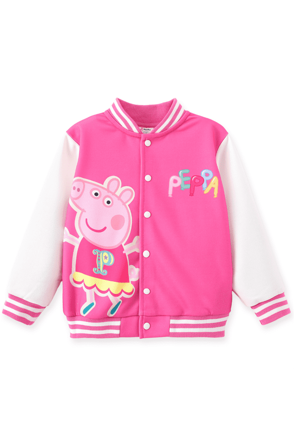 Girls Bomber Jacket Colorblock Varsity Lightweight Sweatshirts Gift Fall Spring 2-6Y