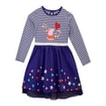 thumbnail image 1 of Peppa Pig Girls Long Sleeve Sleeve Party Dress Sizes 2T-8, 1 of 2