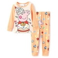 thumbnail image 1 of Peppa Pig Girls Pajamas Snug Fit Girls Graphic Top and Pants 2 Piece Cute Toddler Pjs Set Sizes 2-6, 1 of 8