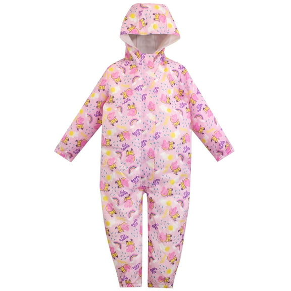 Peppa Pig Girls Puddle Suit Sizes 2T-8