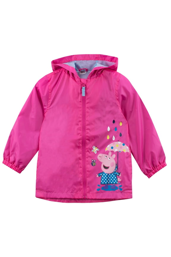 Girls Raindrops Raincoat Sizes 2T-8