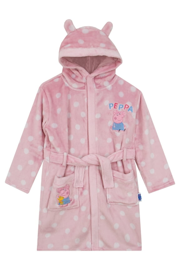 Girls Robe Pink Sizes 2T-8