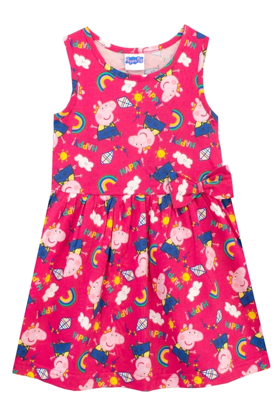 Girls Short Sleeve Dress Sizes 2T-8