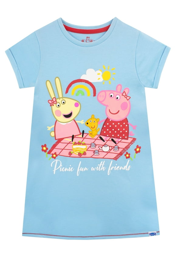 Girls Short Sleeve Nightdress Sizes 2T-8