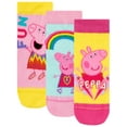 thumbnail image 1 of Peppa Pig Girls Socks 3 Pack Pink Sizes 1 - Adults 4, 1 of 3