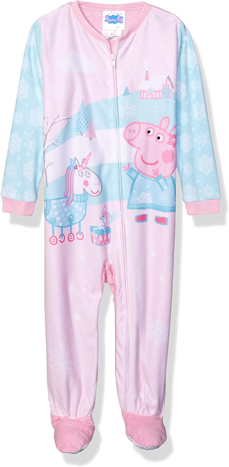 Peppa Pig Toddler Girl Microfleece Blanket Sleeper Pajama