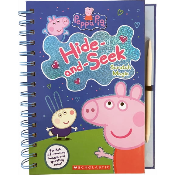 Peppa Pig: Hide-And-Seek: Scratch Magic (Paperback)