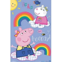 Peppa Pig - Hooray Wall Poster, 22.375" x 34"