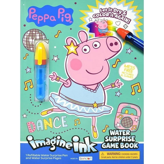 Peppa Pig Imagine Ink Water Surprise Game Book Activity Book