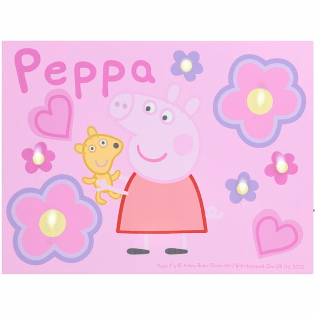 Peppa Pig LED Canvas Wall Art