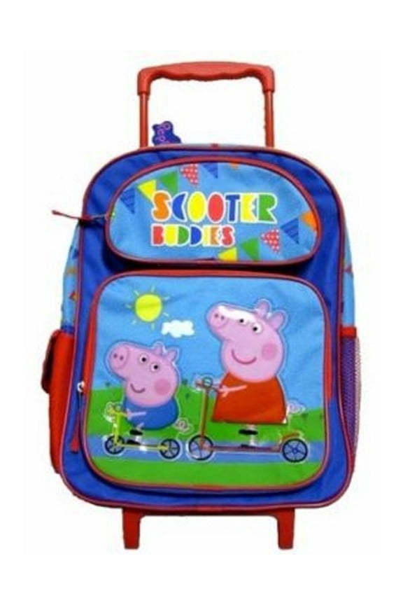 Peppa Pig Large 16" inches Rolling Backpack