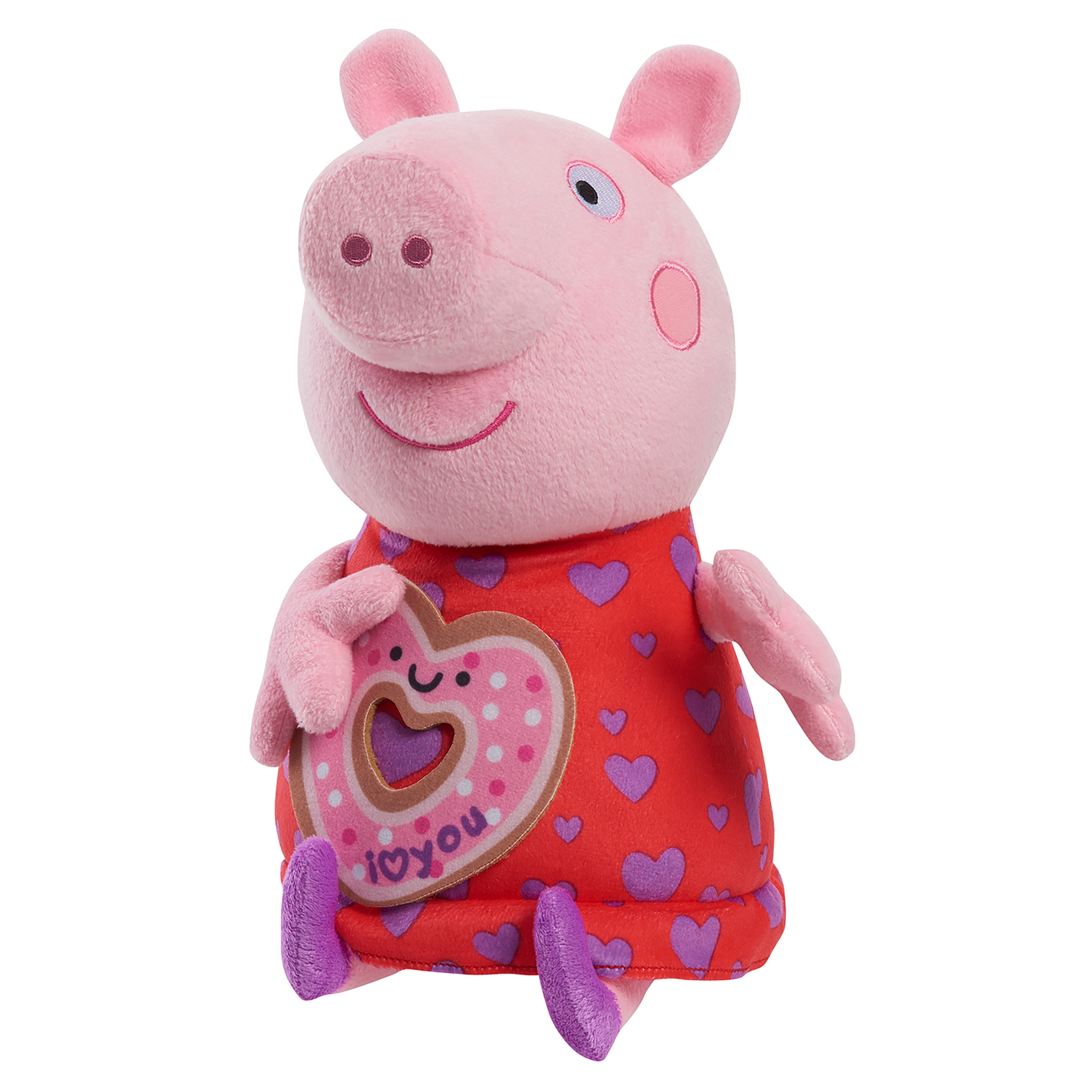 Stuffed　Kids　Large　Valentine's　Plush　Peppa　Presents　Toys　and　for　Pig　Up,　Gifts　Animal,　Ages